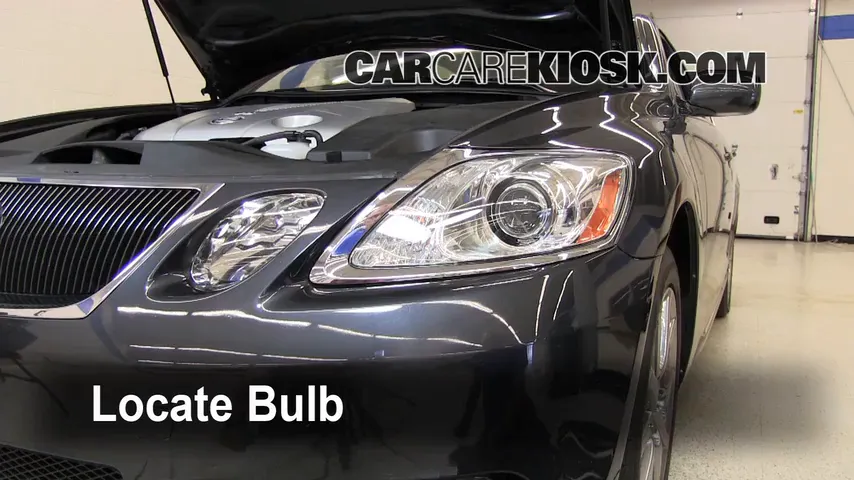2007 Lexus GS350 3.5L V6 Lights Turn Signal - Front (replace bulb)